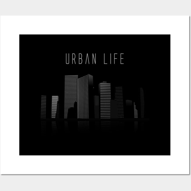 Urban life Wall Art by mangobanana